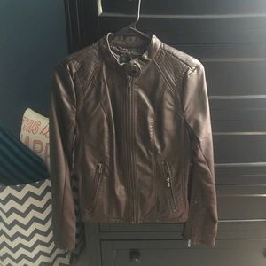 Express leather jacket